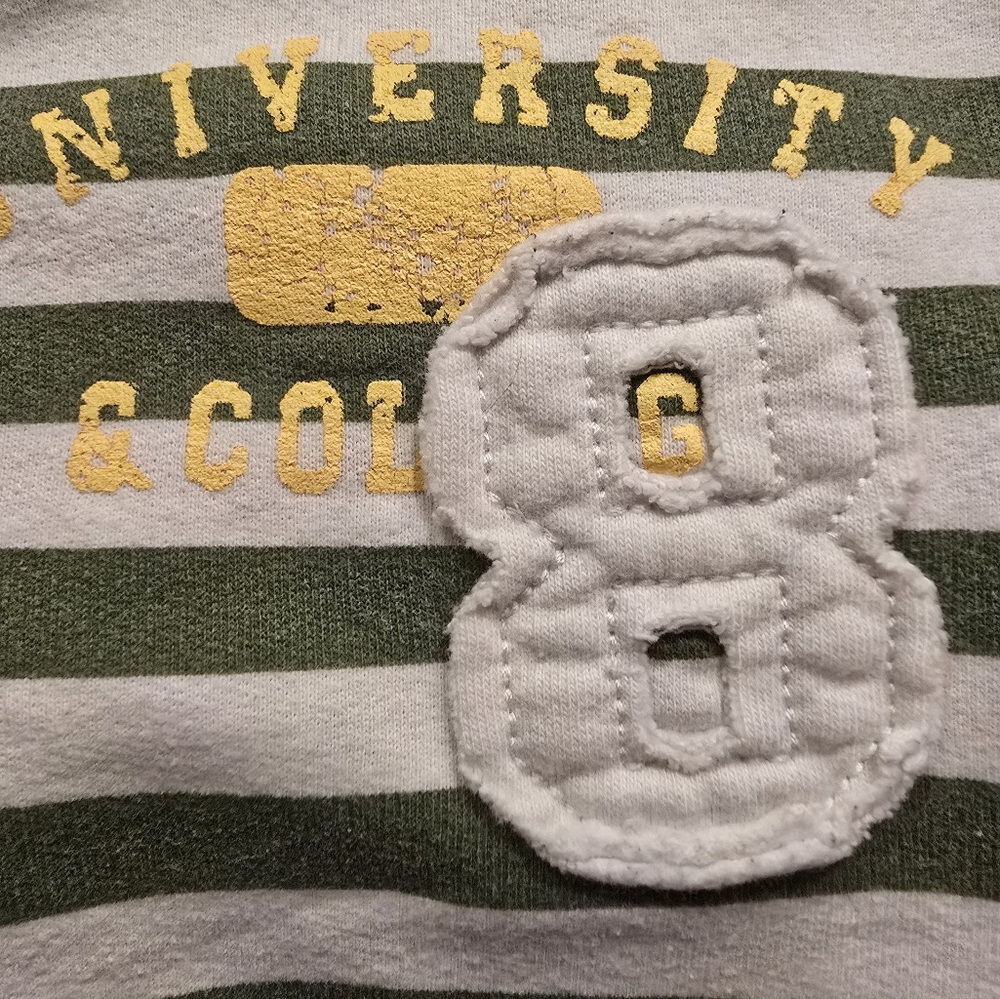 Massimo Short-sleeved Small Women's Green & White Hoodie - Picture 5 of 7